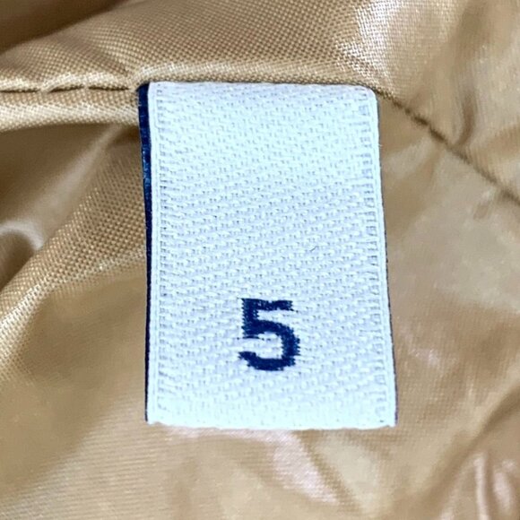 Moncler Black & Tan Hooded Down Puffer Jacket With Logo Patch - Picture 8 of 8